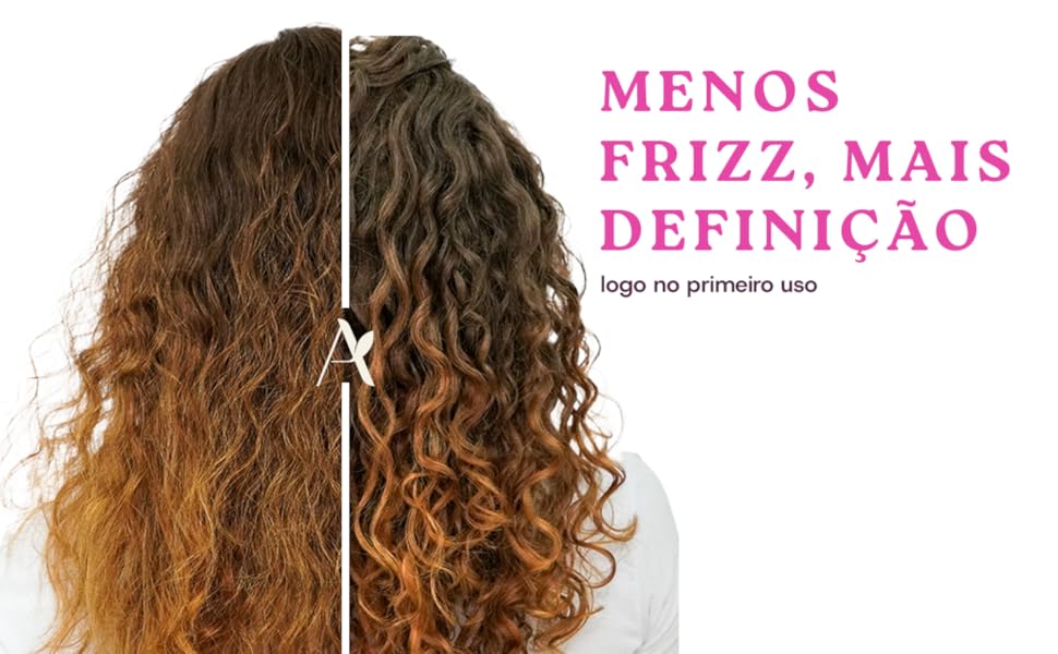 menos frizz mais definicao
