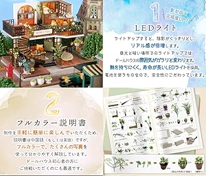 Amazon | moin moin 1/24 ドールハウス ミニチュア 手作りキット