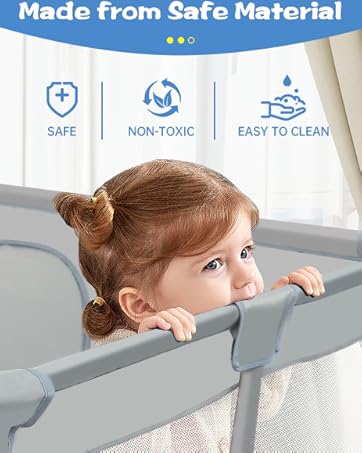 baby play pen with mat