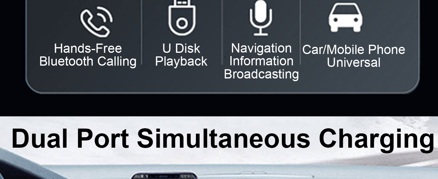 Car Bluetooth FM Transmitter 5.0