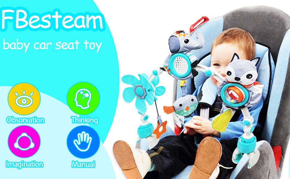 Stroller Arch Car Seat Toy Baby Toys Mobile Adjustable Arch Toy for Stroller Crib