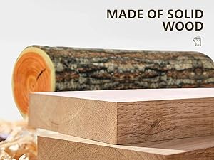 solid wood end table