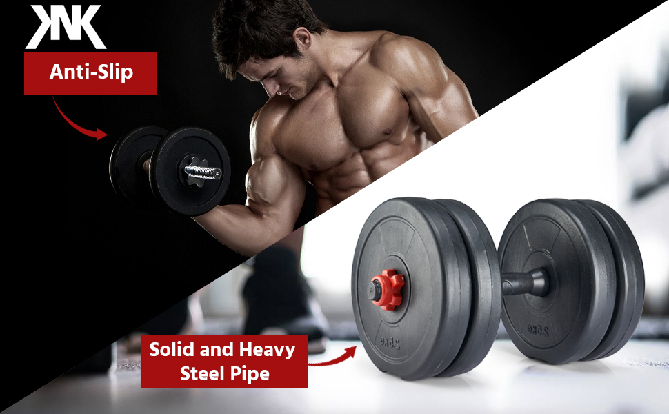 KNK Dumbbell Rods with Connectors Barbell Rods Wei... 13 Connectors Barbell Rods