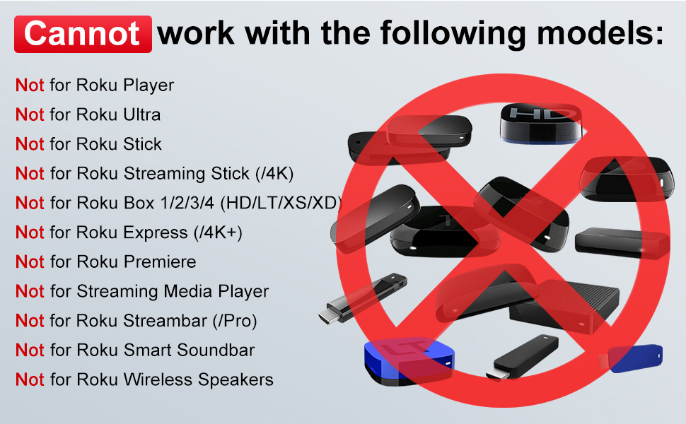 for roku tv remote control replacement, for roku replacement remote, for tcl roku tv remote