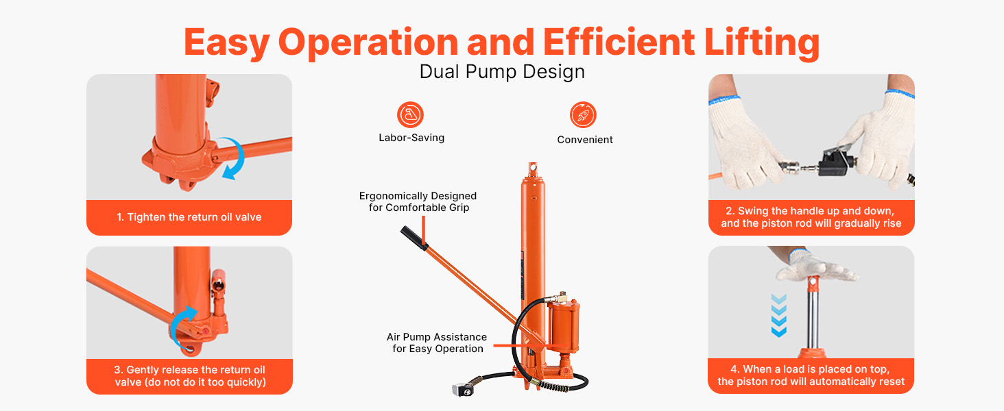 Long  Hydraulic Jack
