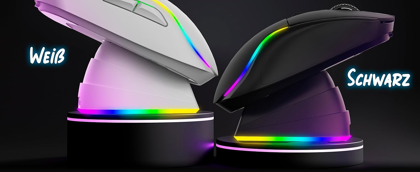 klim mouse mice gaming gamer drahtlos bluetooth blue tooth kabel gebunden