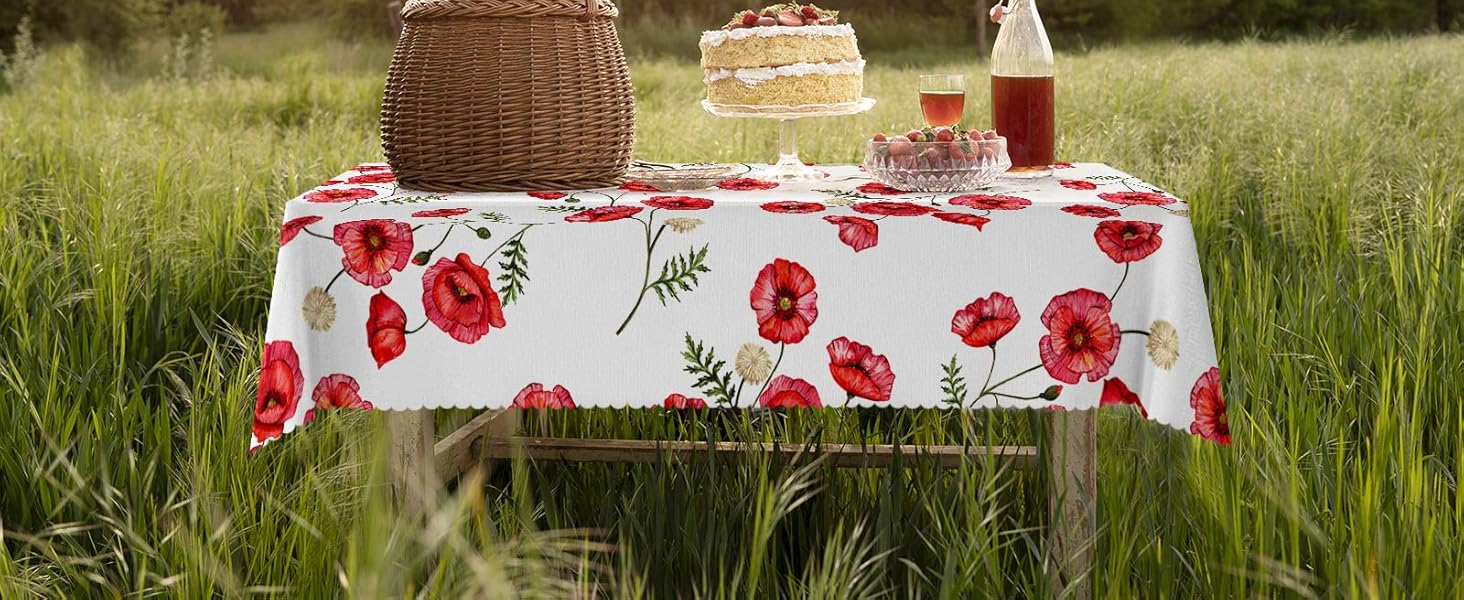 Eikione Round Tablecloth 70 Inch Water Resistant Table
