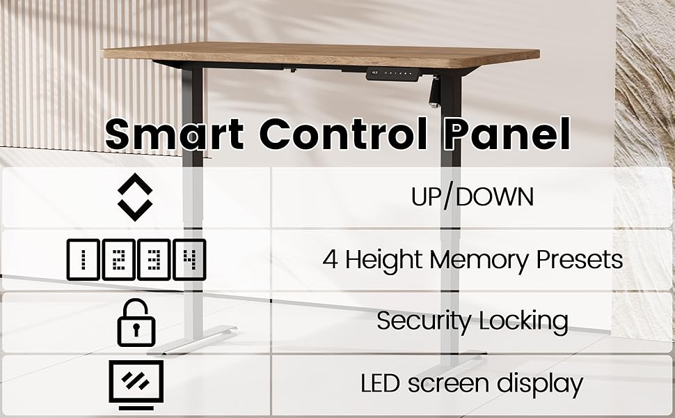 IWEICARE Computer Workstations Electric Adjustable Standing