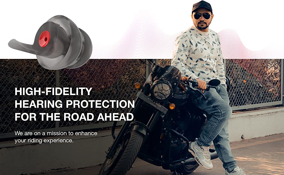 EarPeace Moto Pro Patented High Fidelity Hearing Protection Motorcycle