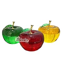 Amazon.co.jp: elrinrin りんご 風水 クリスタル インテリア