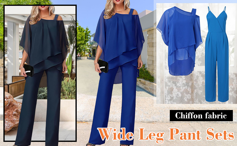 Amazon.com: COROFY Navy Blue Womens Suit 2 Piece Pants Suit