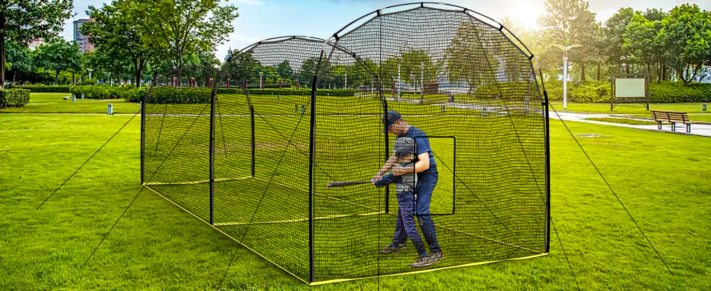 Portable Outdoor Softball Baseball Batting Hitting Cages