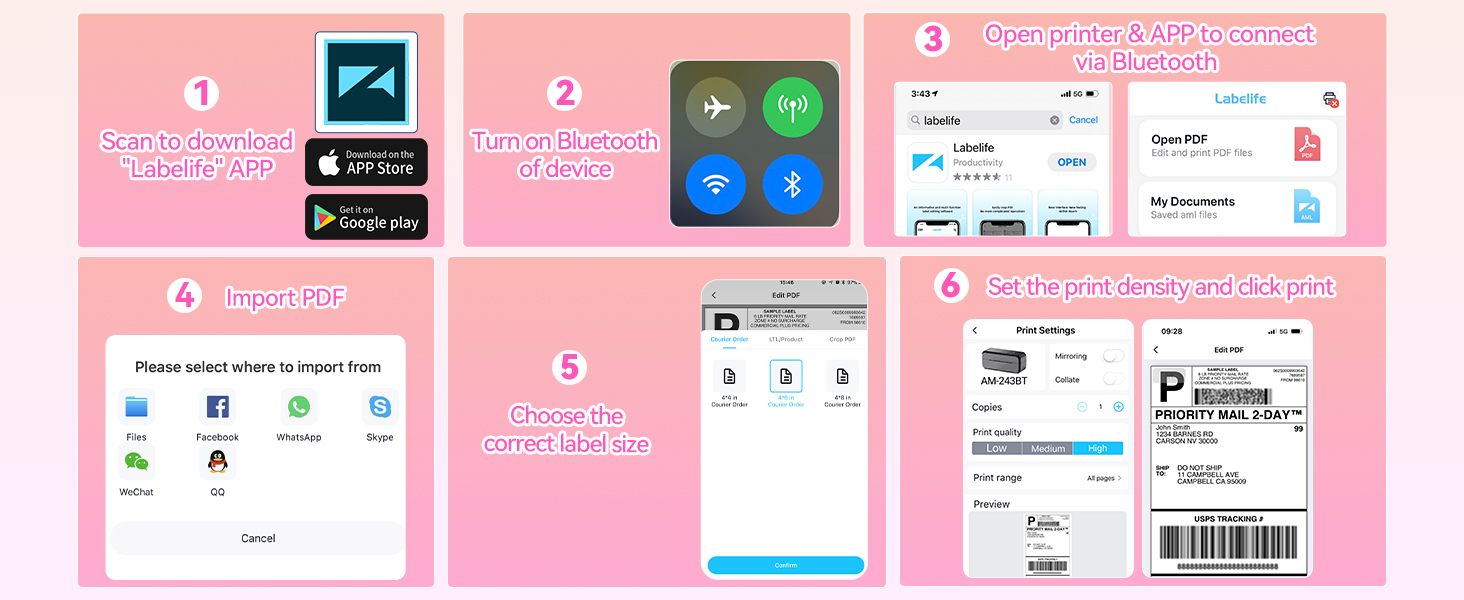 shipping label printer