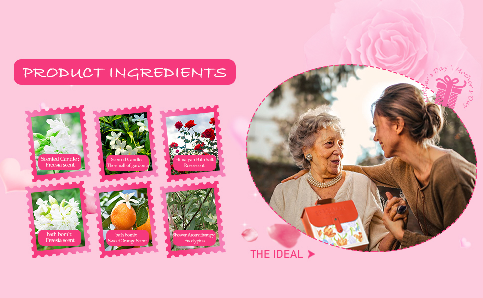 birthday gifts for women spa set