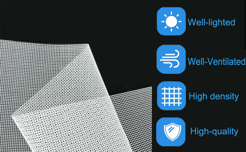 Fly Screens for Windows, 6PCS DIY SelfAdhesive Mosquito Net Universal