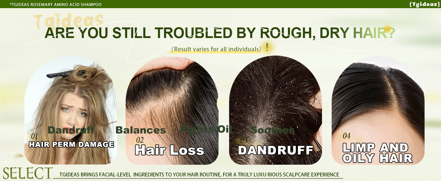 TGIDEAS ROSEMARY AMINO ACID SHAMPOO