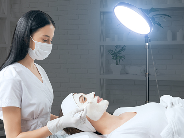 large ring light with stand