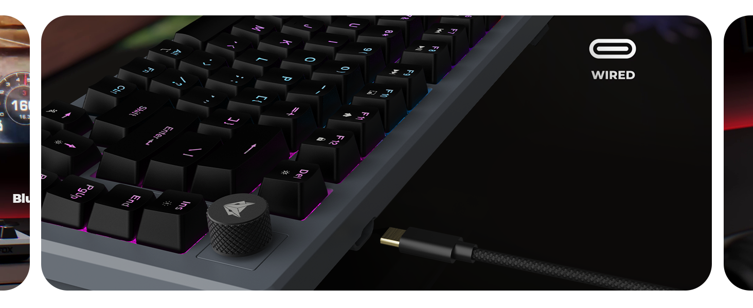 EvoFox Katana X2 TKL Tri-Mode Wireless Mechanical Gaming Keyboard