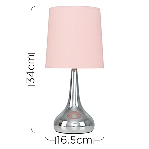 pink touch table lamp