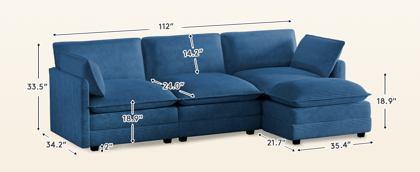 sofa size