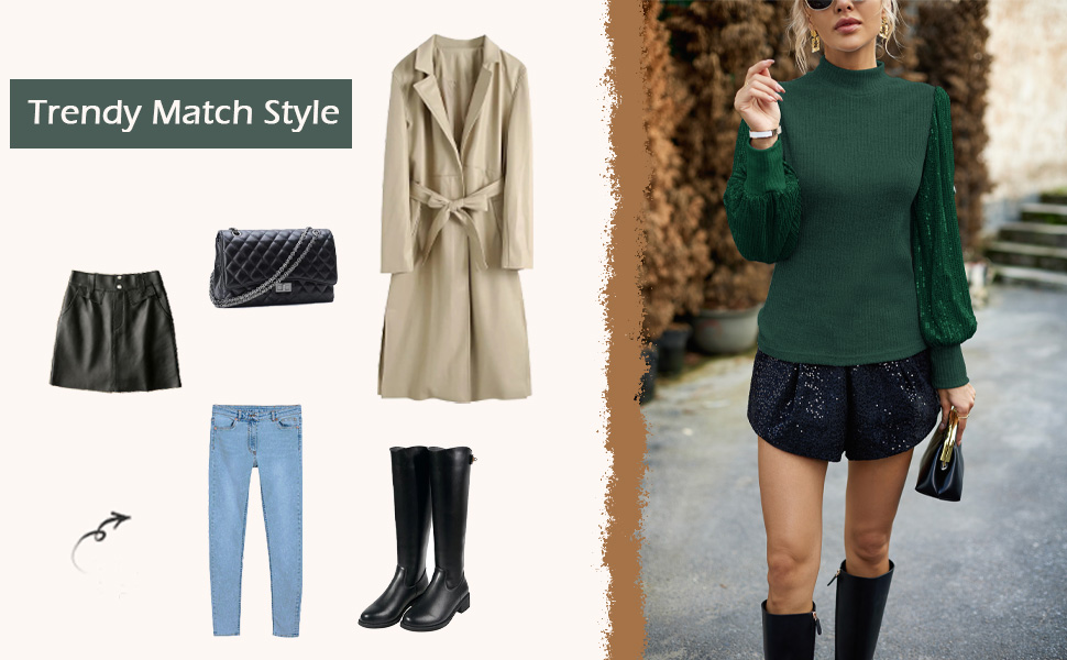 トップス YILON Neck arrange tops Long Sleeve Cowl Neck Top with Slit | Last Tango USA