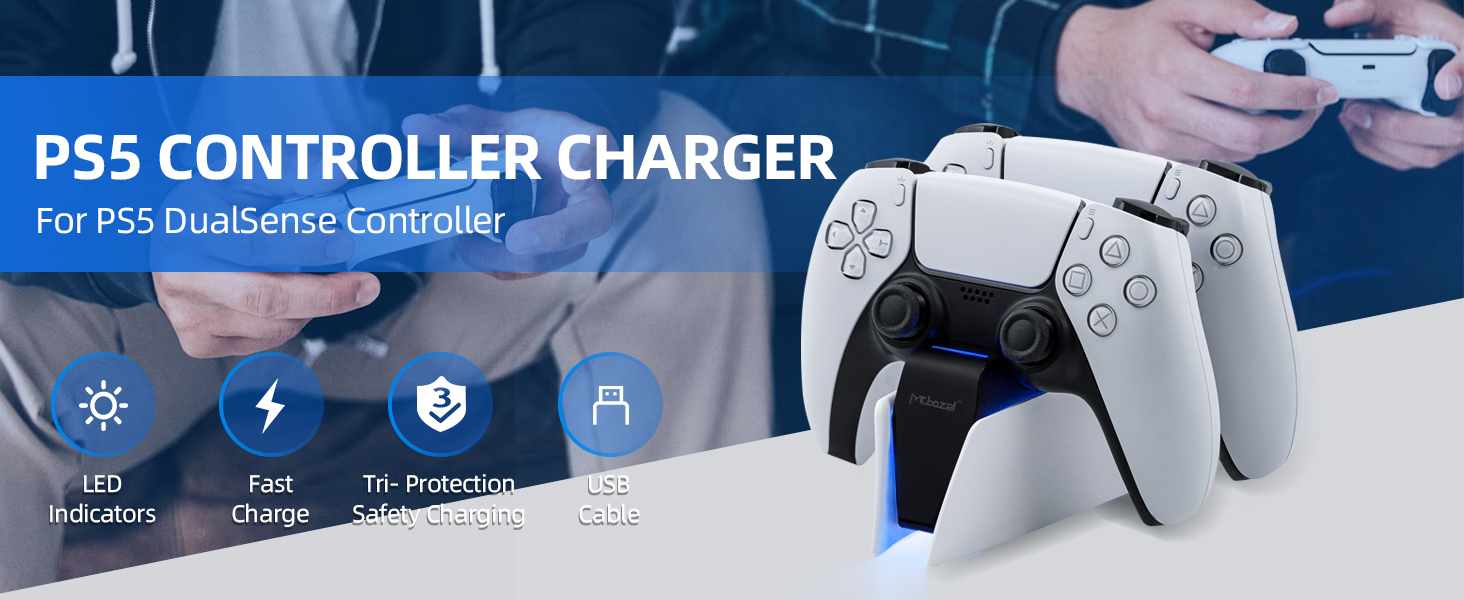 Dual USB Charger Staion for PS5 Controller