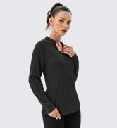 black athletic tops