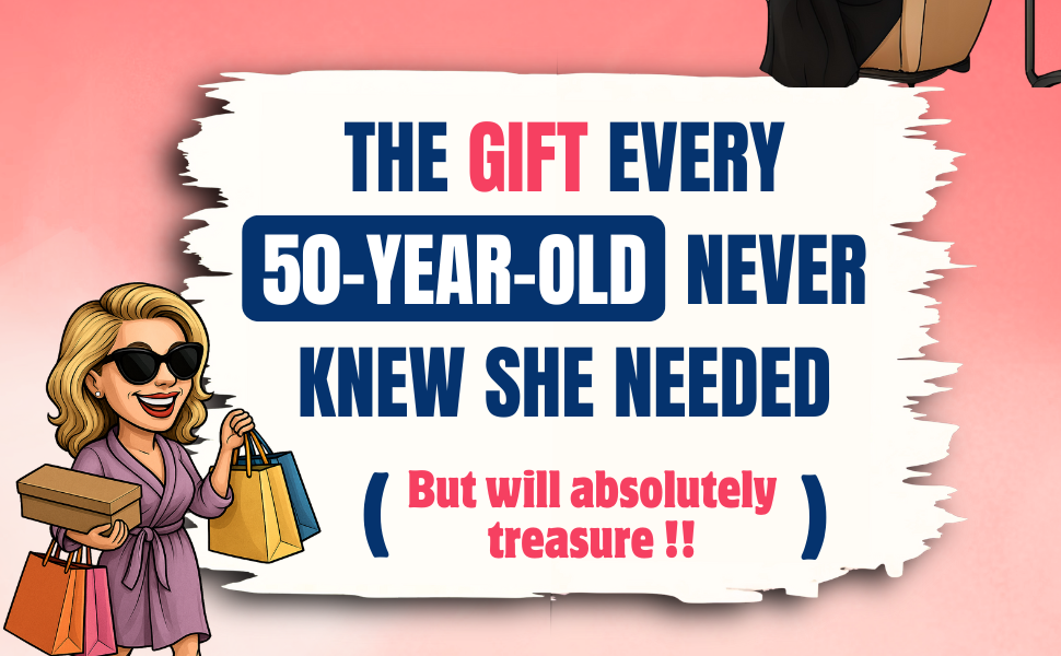 50th birthday gifts for women, 50 year old gifts for women, 1975 birthday, funny, humor