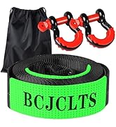 BCJCLTS Recovery Tow Strap Heavy Duty 3