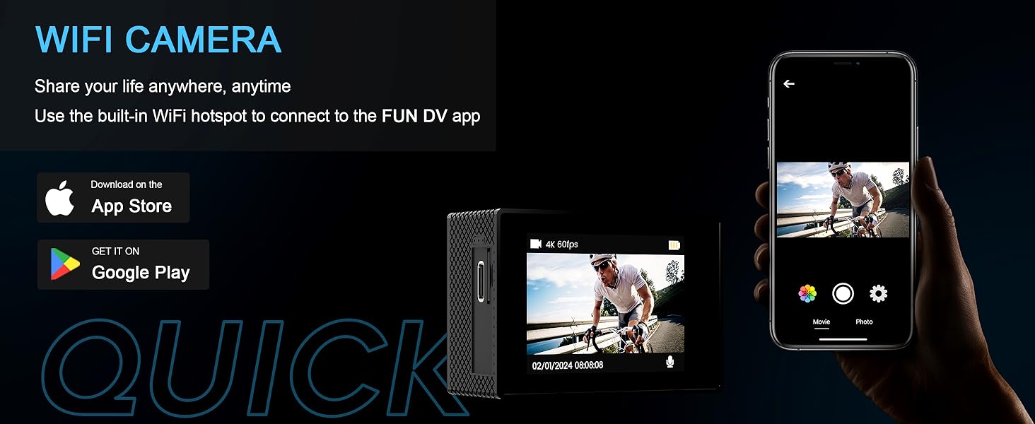 go pro waterproof action camera