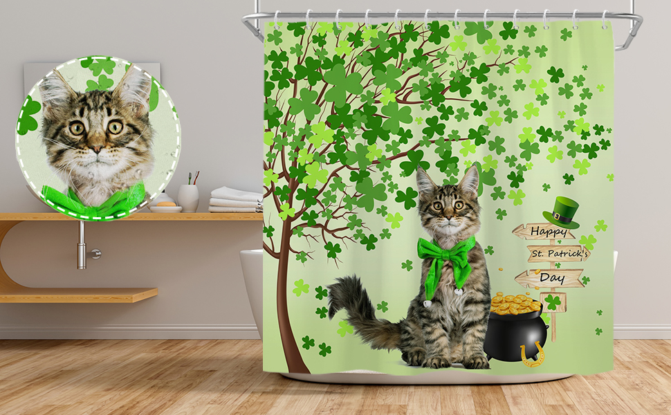 st patricks day bathroom