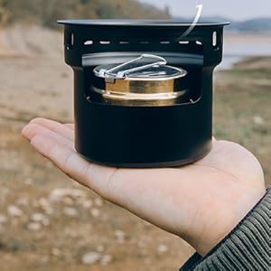 2 in 1 Portable Alcohol Burner