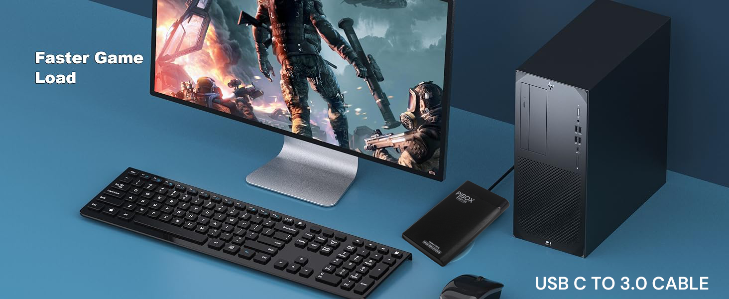 PiBOX INDIA USB 2.5 HDD SSD ENCLOSURE - EBC 4