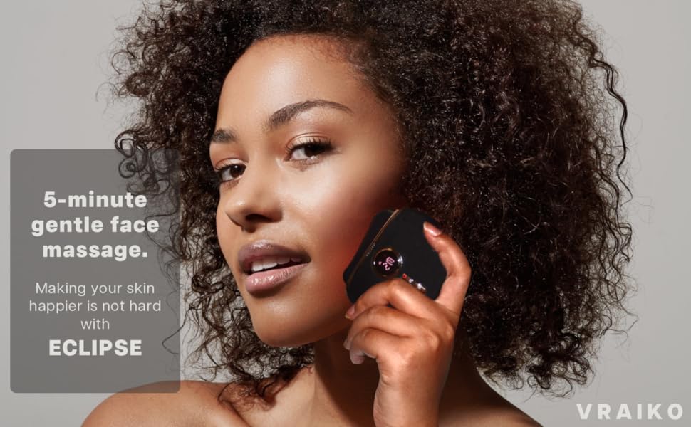 VRAIKO ECLIPSE Gua Sha Facial Tools, Face Sculpting Tool, Electric Face