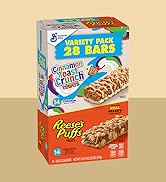 Cinnamon Toast Crunch and REESE'S Puffs Cereal Treat Bars Variety Pack, Snack Bars, 28 Ct, 23.8 oz