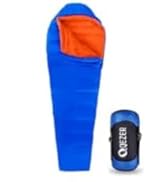 Amazon.co.jp: QEZER シュラフ 冬用 ダウン 寝袋 マミー型 羽毛寝袋