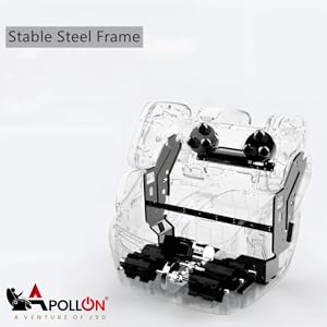 Apollon 868/416 For legs, legs, thigh and knee massage, 360 ° full rap airbags, 3 levels of separate massage combinations with corded electric (brown) with 3 levels of 3 levels of 3 levels for pain relief heating therapy. 868