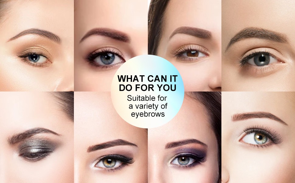 eyebrow stamp stencil kit