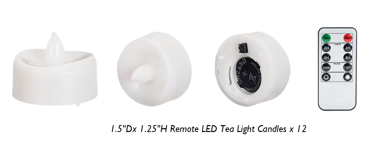 remote tea lights