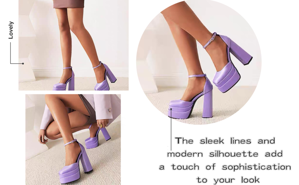 [JILLSTUART]★25SS★韓国人気★HOLY ROUND TOE SOFT FLAT Amazon.com | FOWT Women Thick Platform Square Toe Pumps Sexy