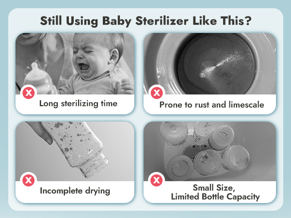 baby bottle sterilizer and dryer