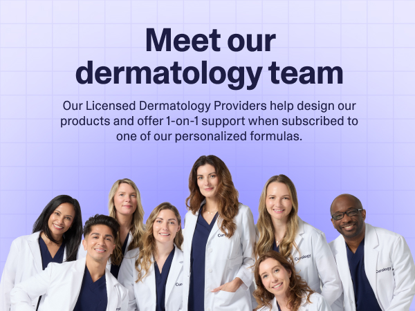 Meet our dermatology team, group of doctors smiling