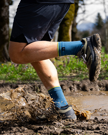 DexShell Waterproof Socks for Men & Women, Ultralite for Hiking Walking Outdoor Activities in Cold Wet Weather, Unisex Ankle 10 Waterproof fell running socks