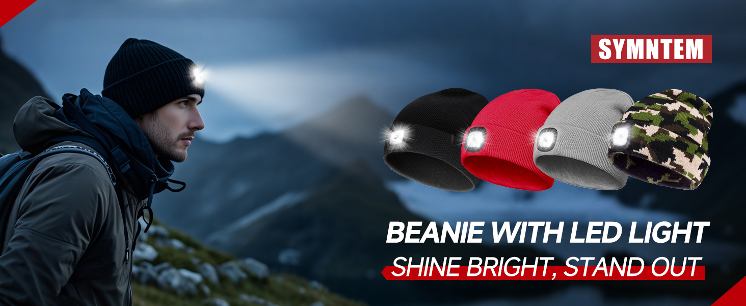 BEANIE WITH LED LIGHT