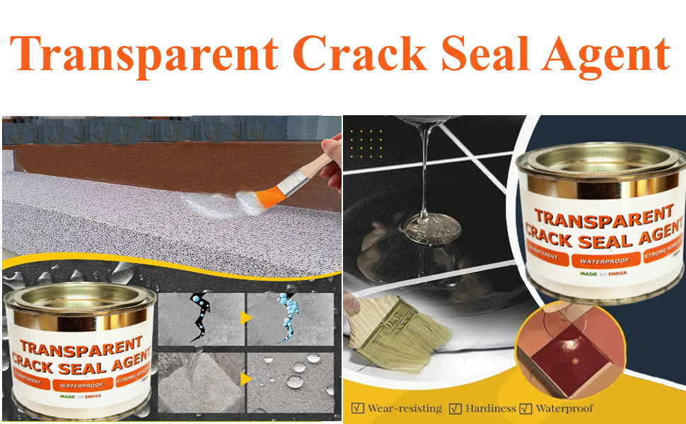 9UP® Transparent Crack Seal Agent Repair Glue Water Proof Repair Glue