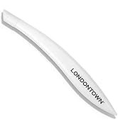 LONDONTOWN Cuticle Pusher Tool with Rubber Finish Tip Bevel Edge Professional Grade Plastic Preci...