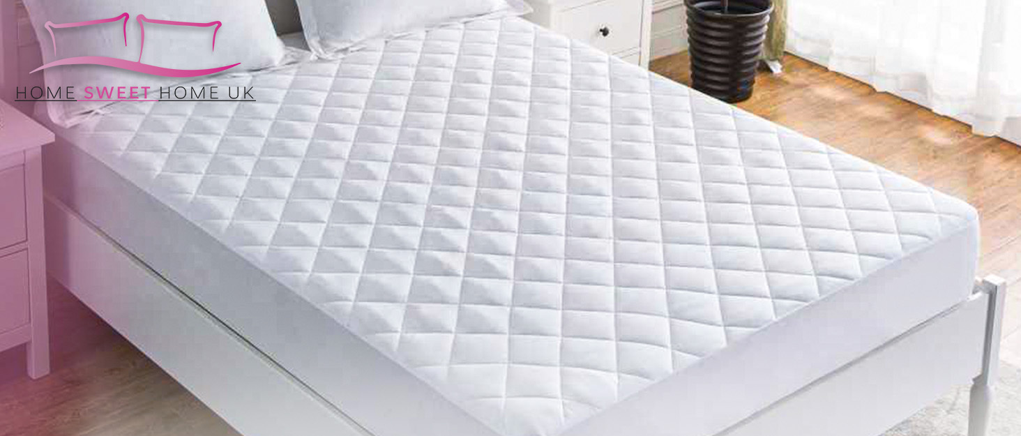 Home Sweet Home UK Microfiber Quilted Mattress Protector Soft Touch