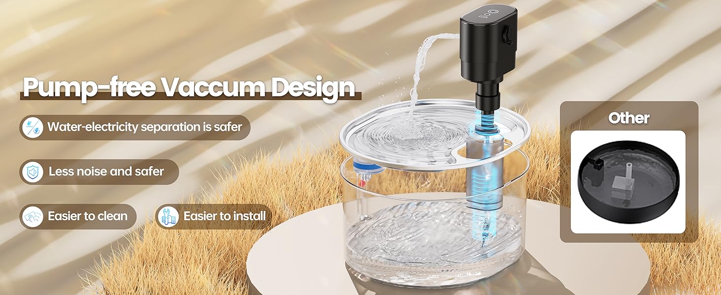 wireless cat fountain stainless steel