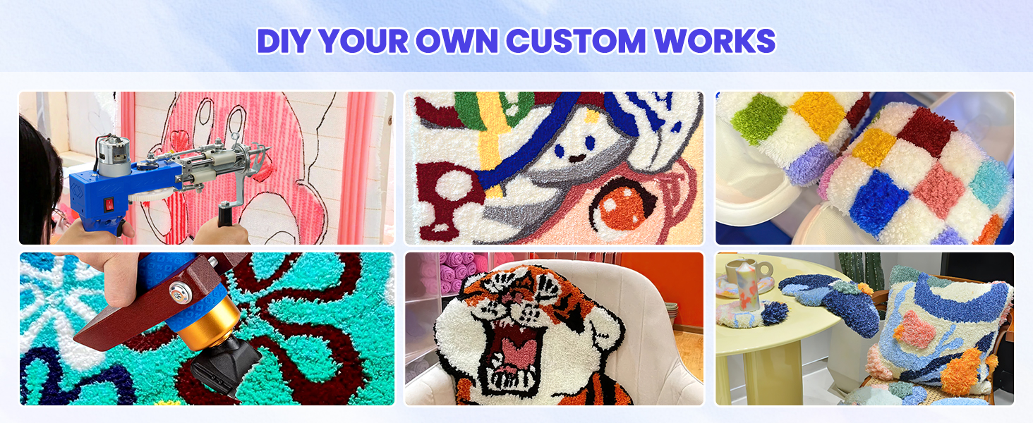 BRSGEER Tufting Gun with Carpet Trimmer Kit