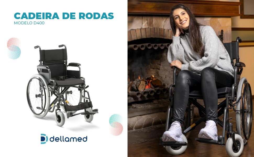 Cadeira de rodas modelo D400